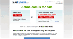 Desktop Screenshot of dietme.com